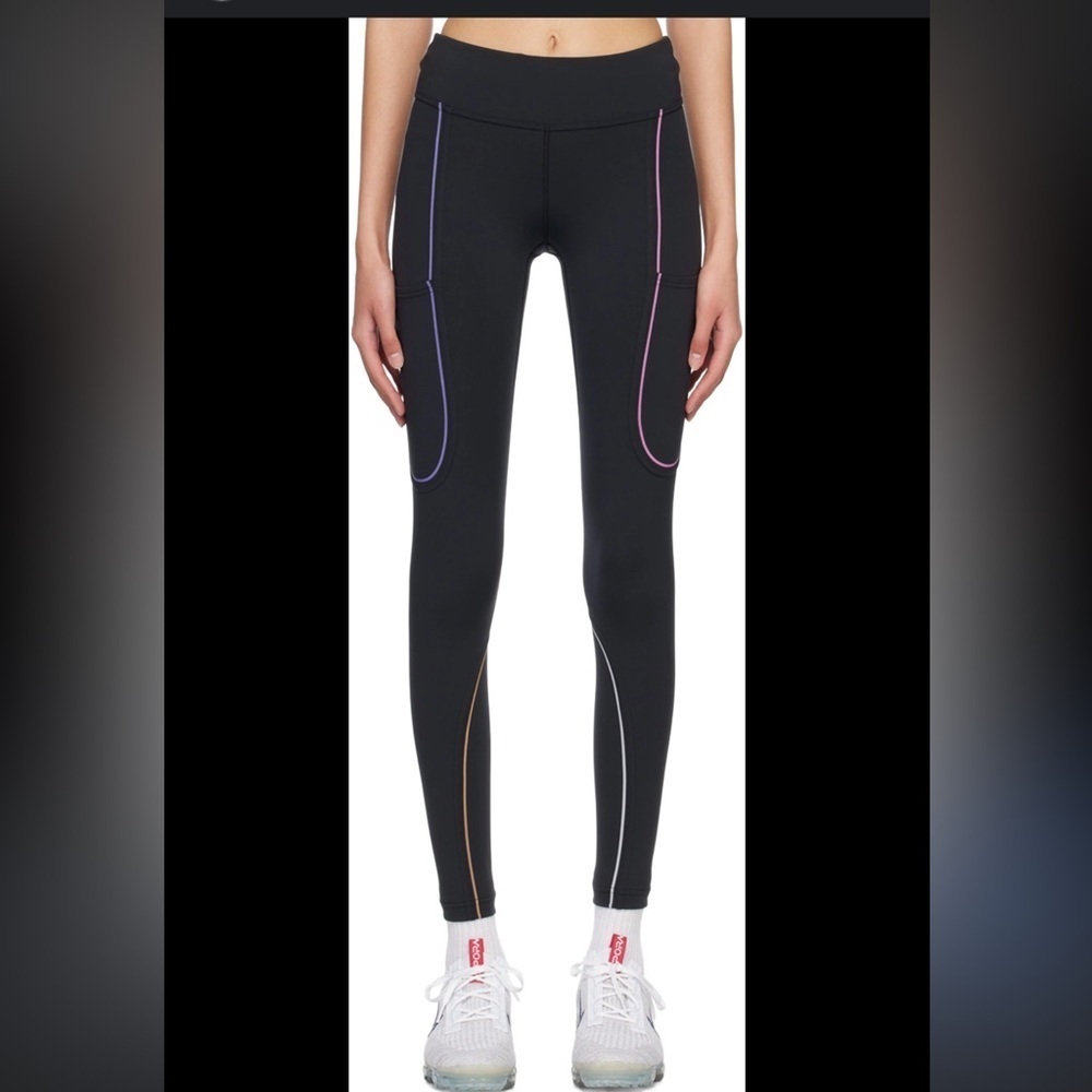 Outdoor Voices Black Drawstring 7/8 Leggings small
